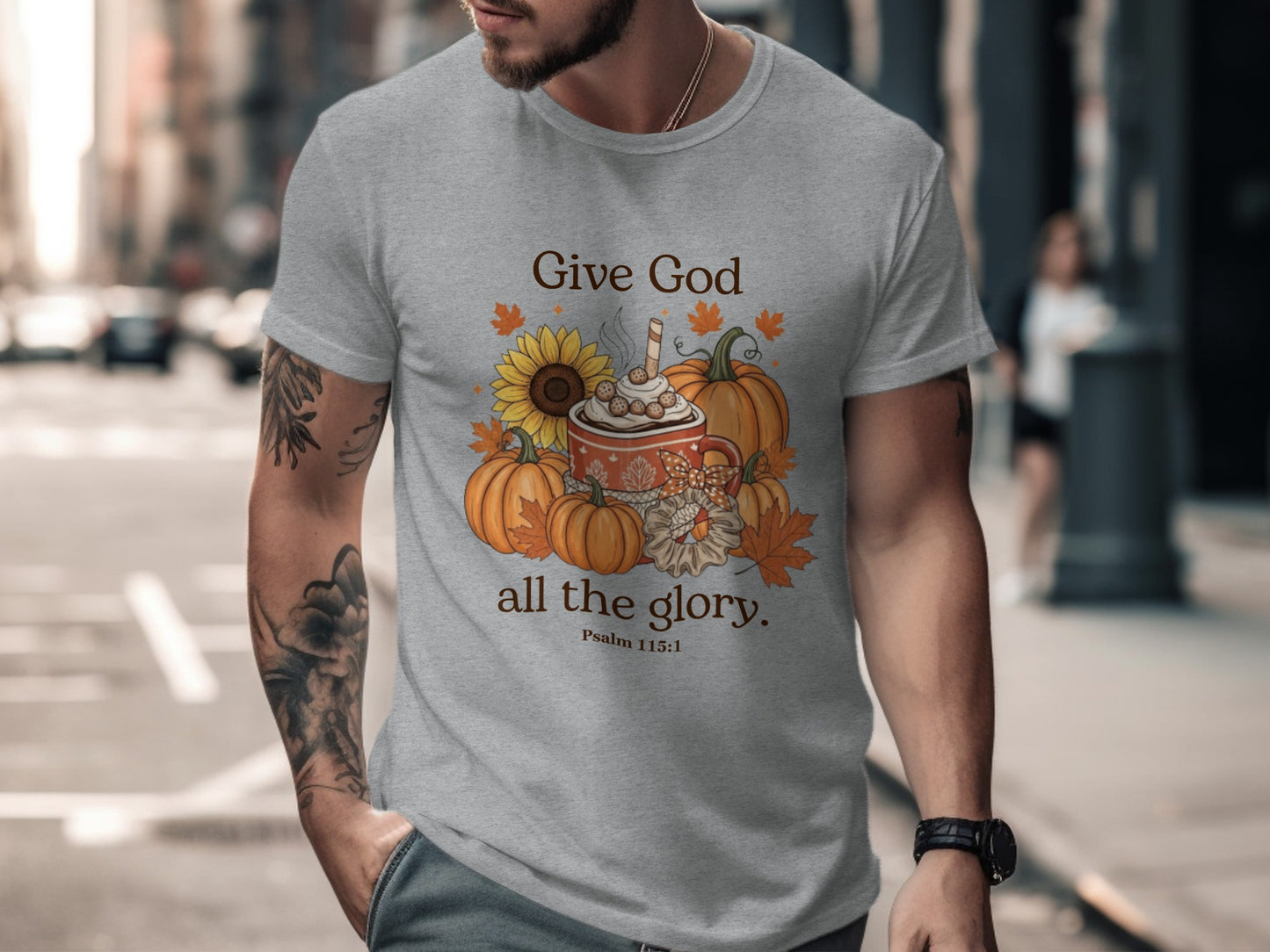 Give God All The Glory Graphic T-shirt Design