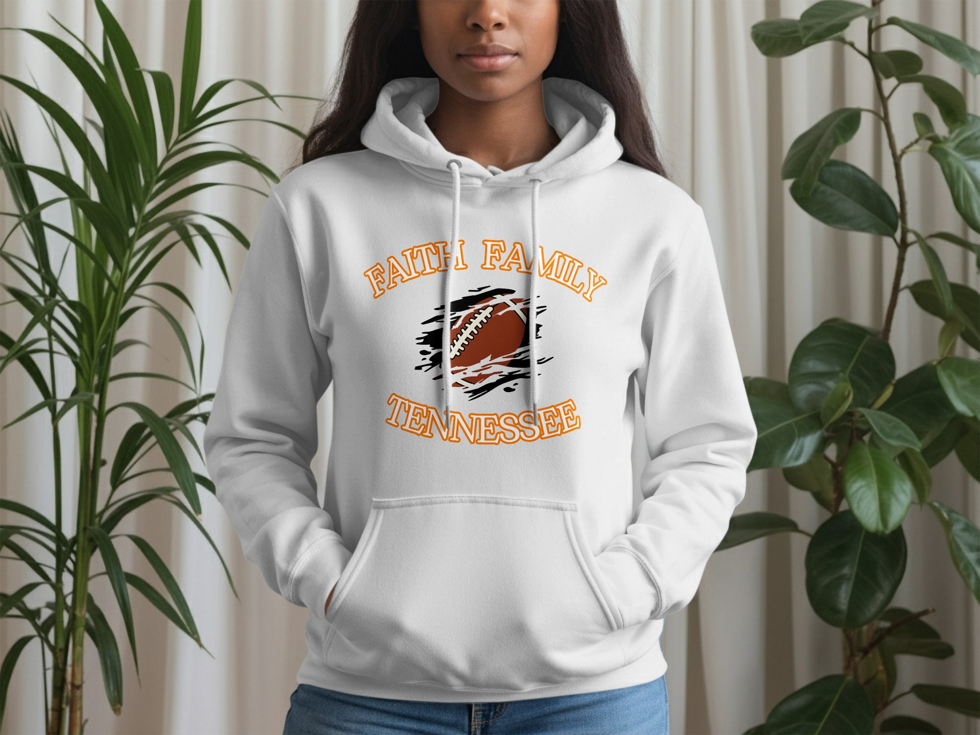 Faith Family Tennessee Football Hoodie product