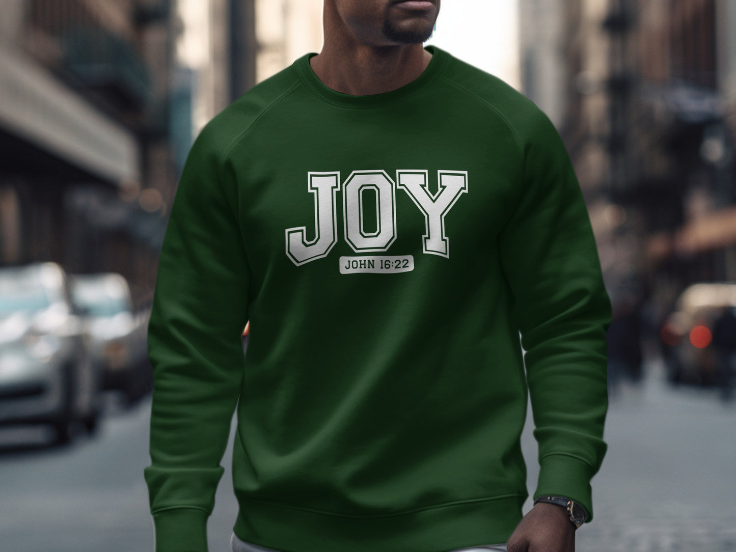 Joy John 16 22 Inspirational Sweatshirt Product