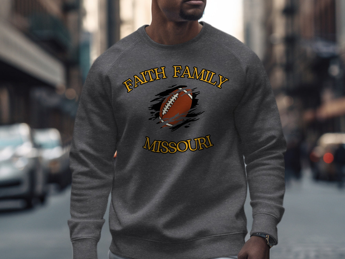 Faith Family Missouri Football Sweatshirt product