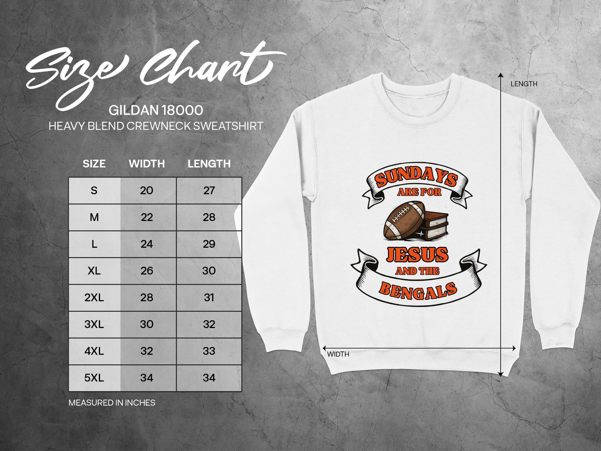 Sundays Are For Jesus Bengals Football Sweatshirt