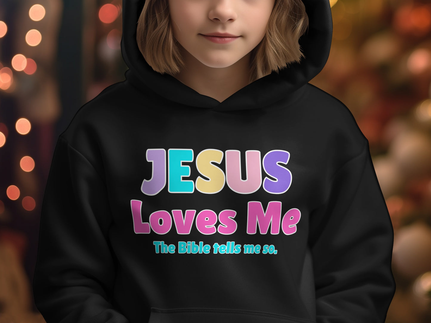 JESUS Loves Me The Bible tells me so Hoodie