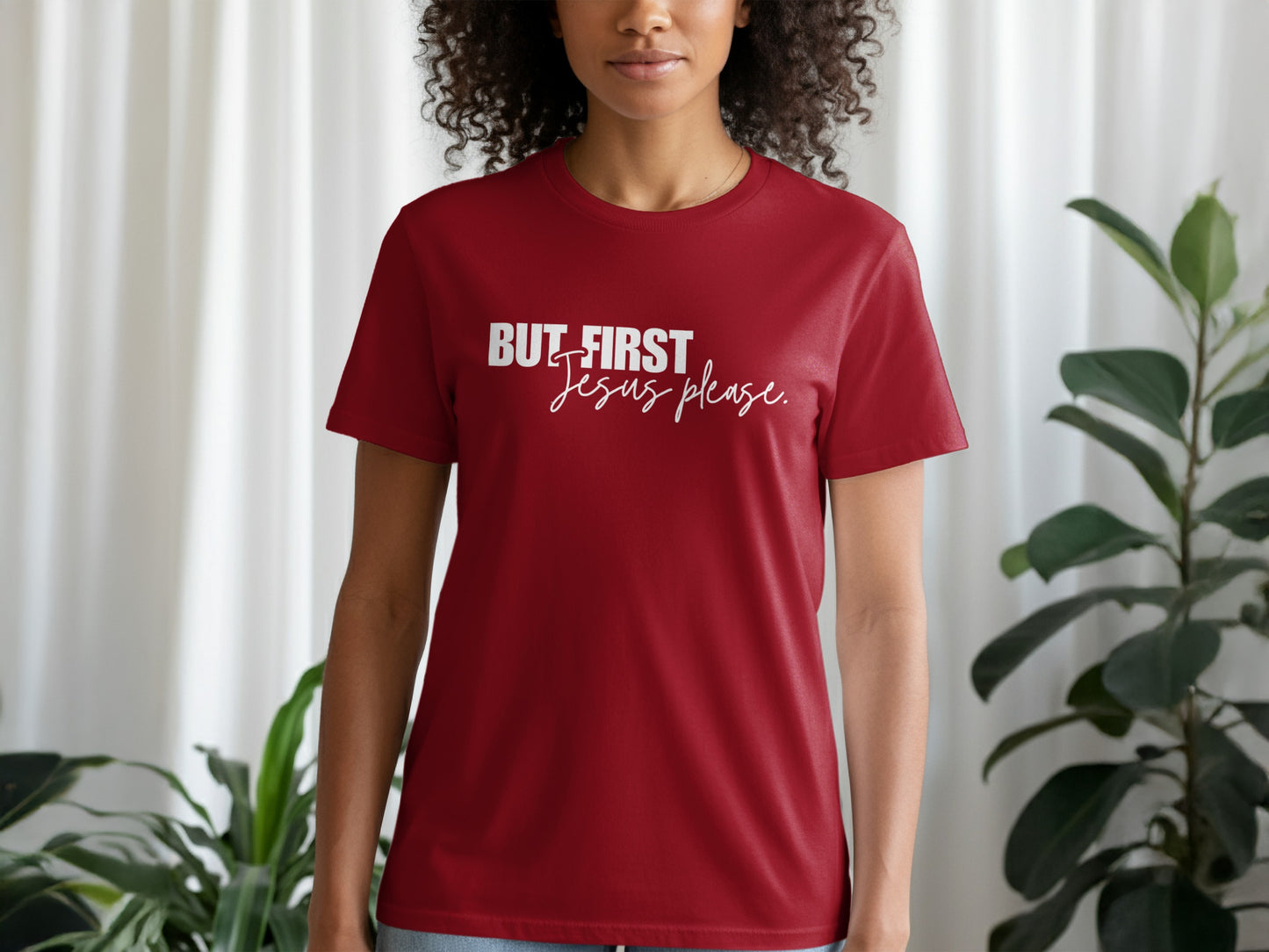 But First Jesus Please Inspirational T-shirt product