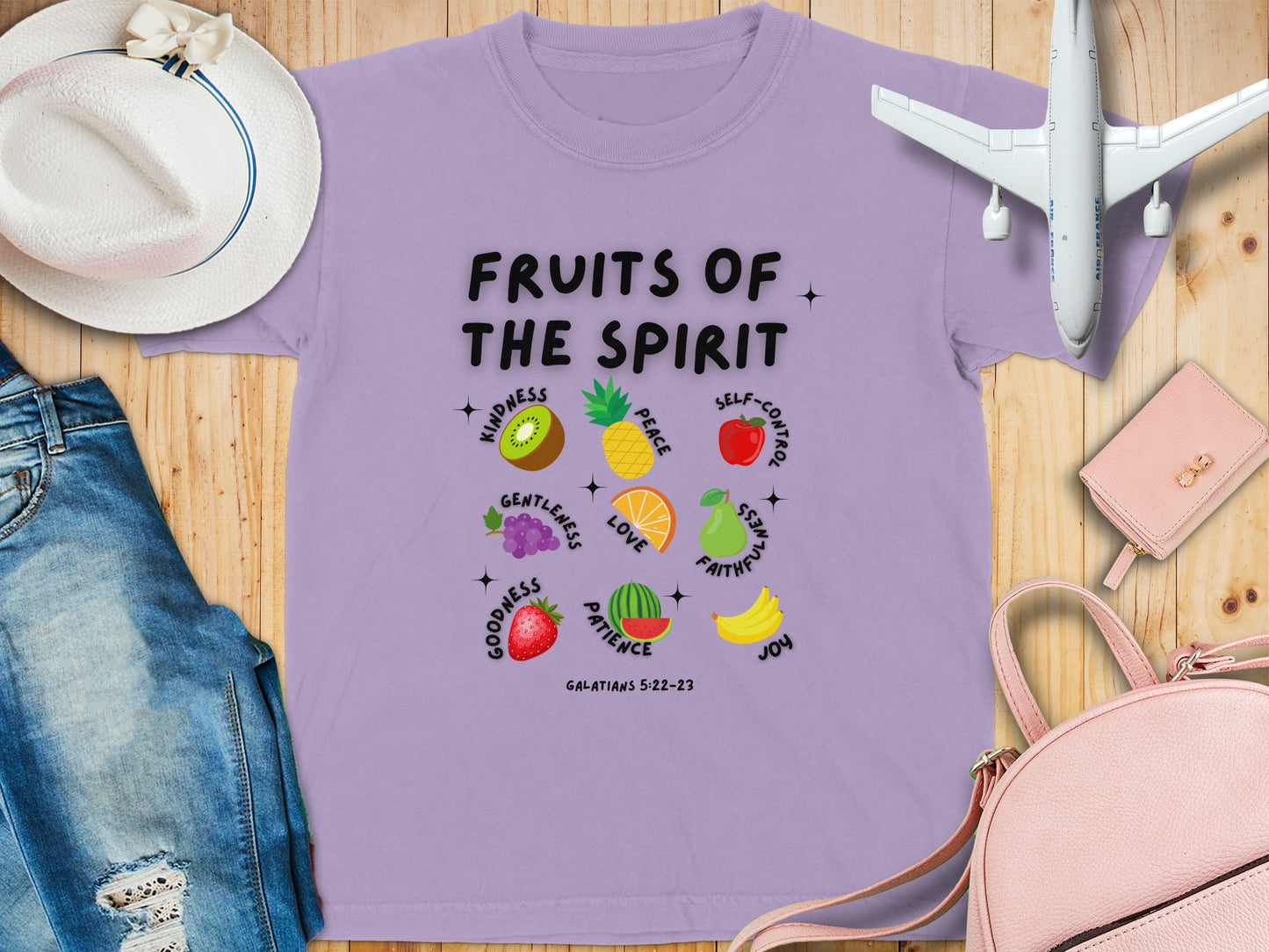 Fruits of the Spirit Graphic T-Shirt Design