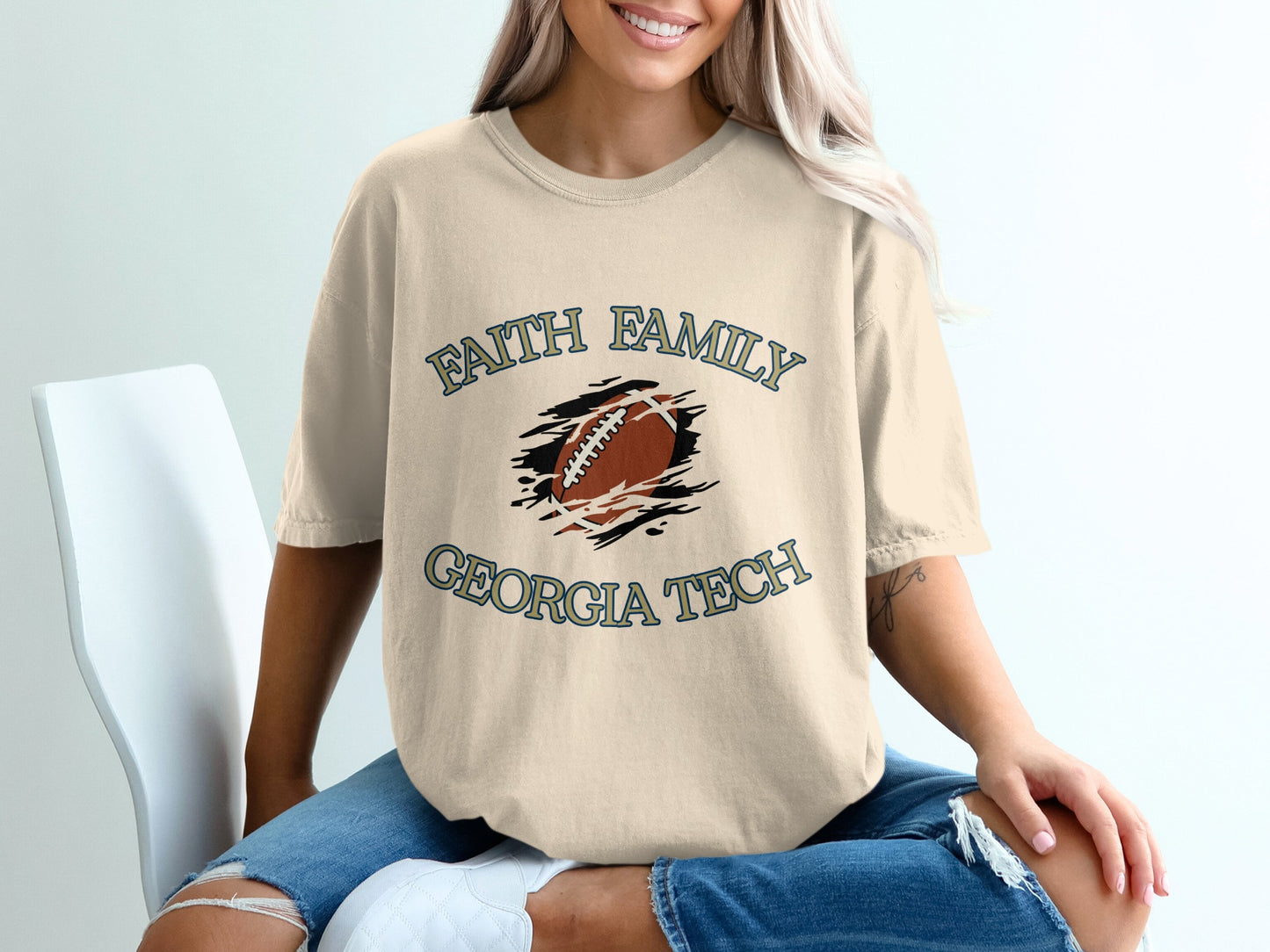 Faith Family Georgia Tech Football Shirt
