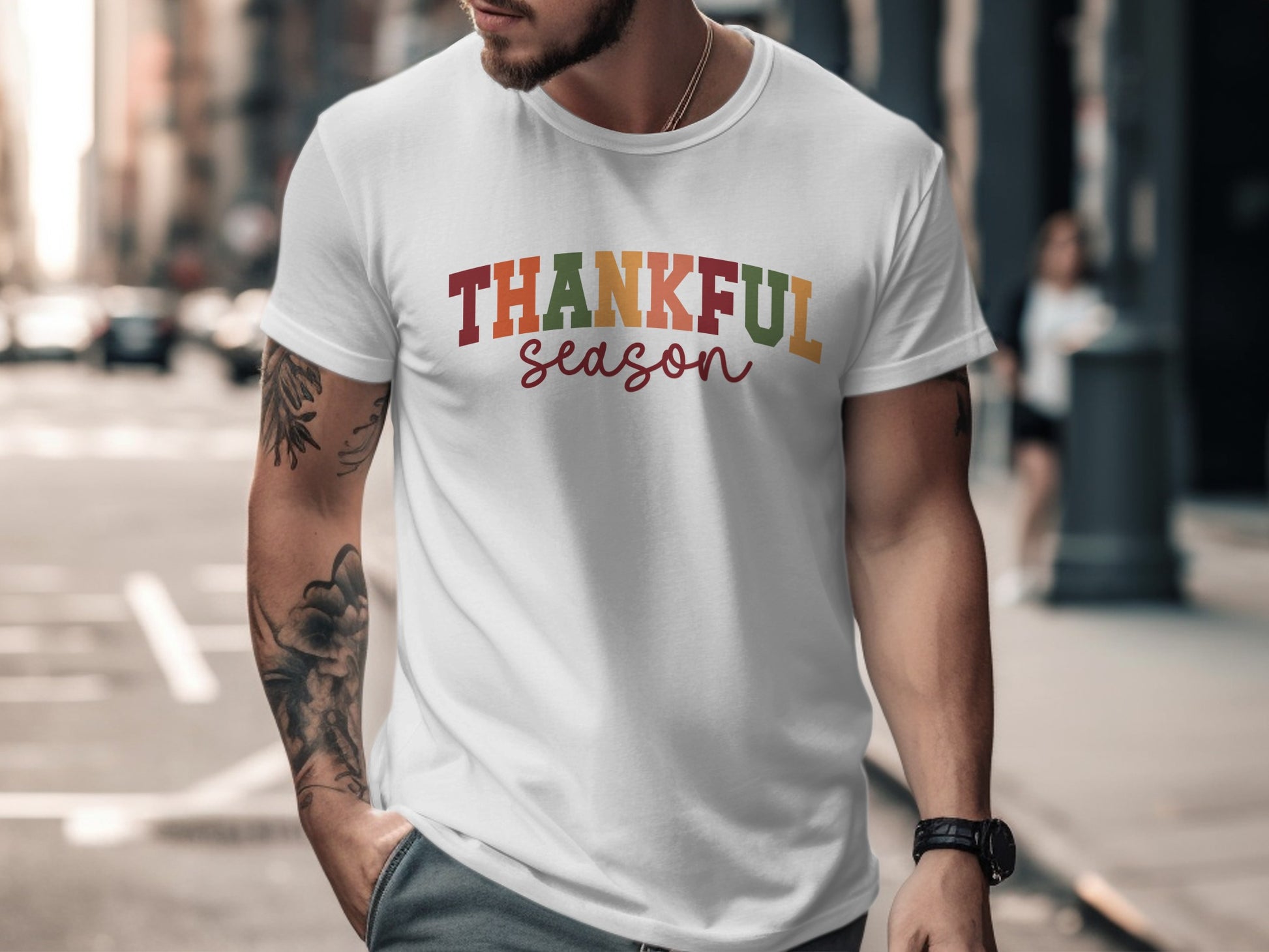Thankful Season Graphic Tee for Festive Style