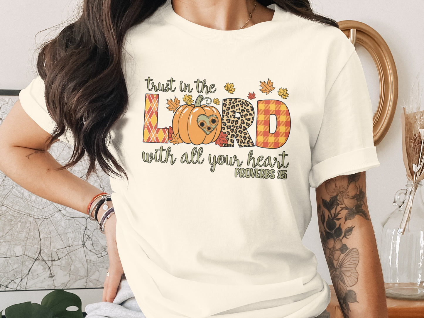 Trust in the Lord with All Your Heart Proverbs 3:5 shirt