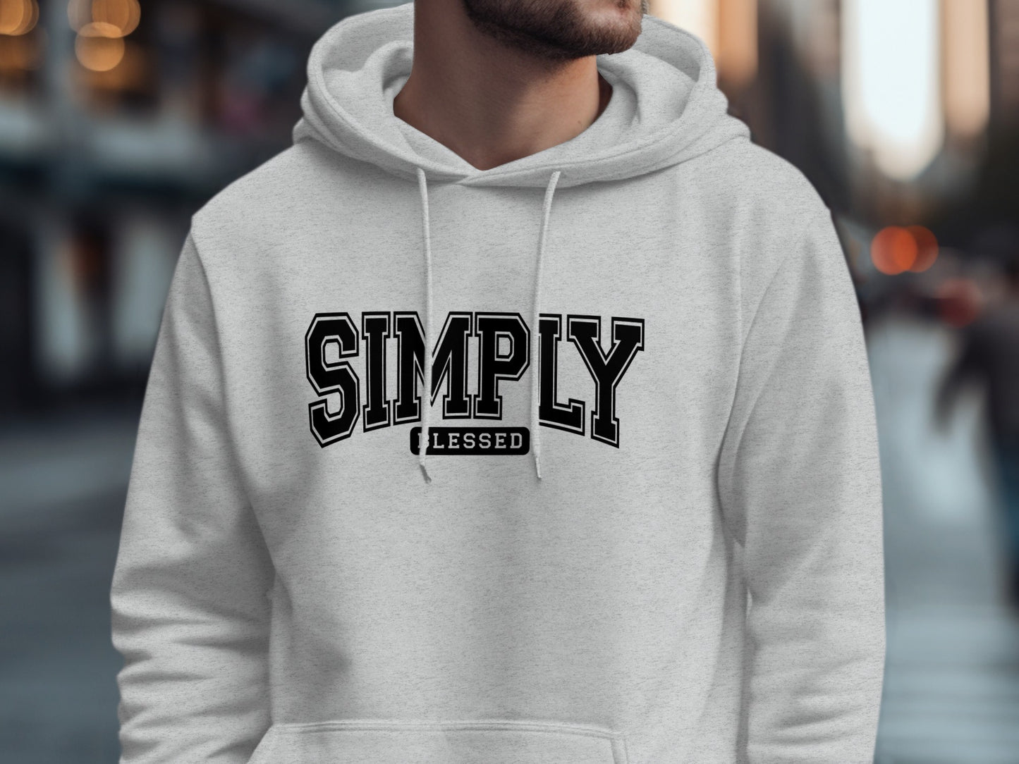 SIMPLY BLESSED Stylish and Comfortable Hoodie