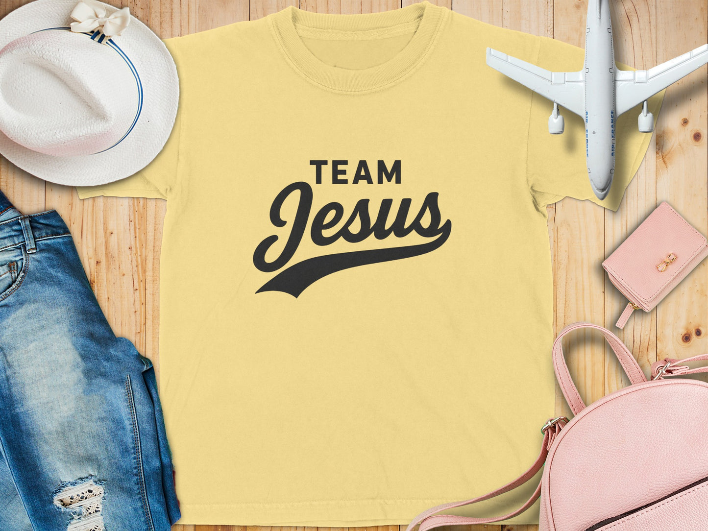 Team Jesus Graphic Tee Casual Fashion Statement