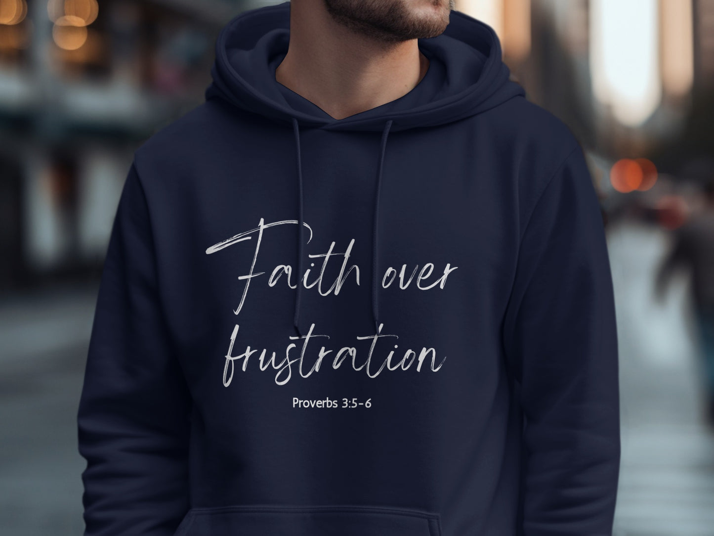 Faith Over Frustration Proverbs 3:5-6 Hoodie product
