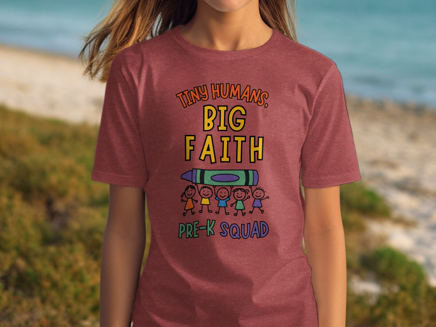Tiny Humans Big Faith Pre-K Squad T-shirt