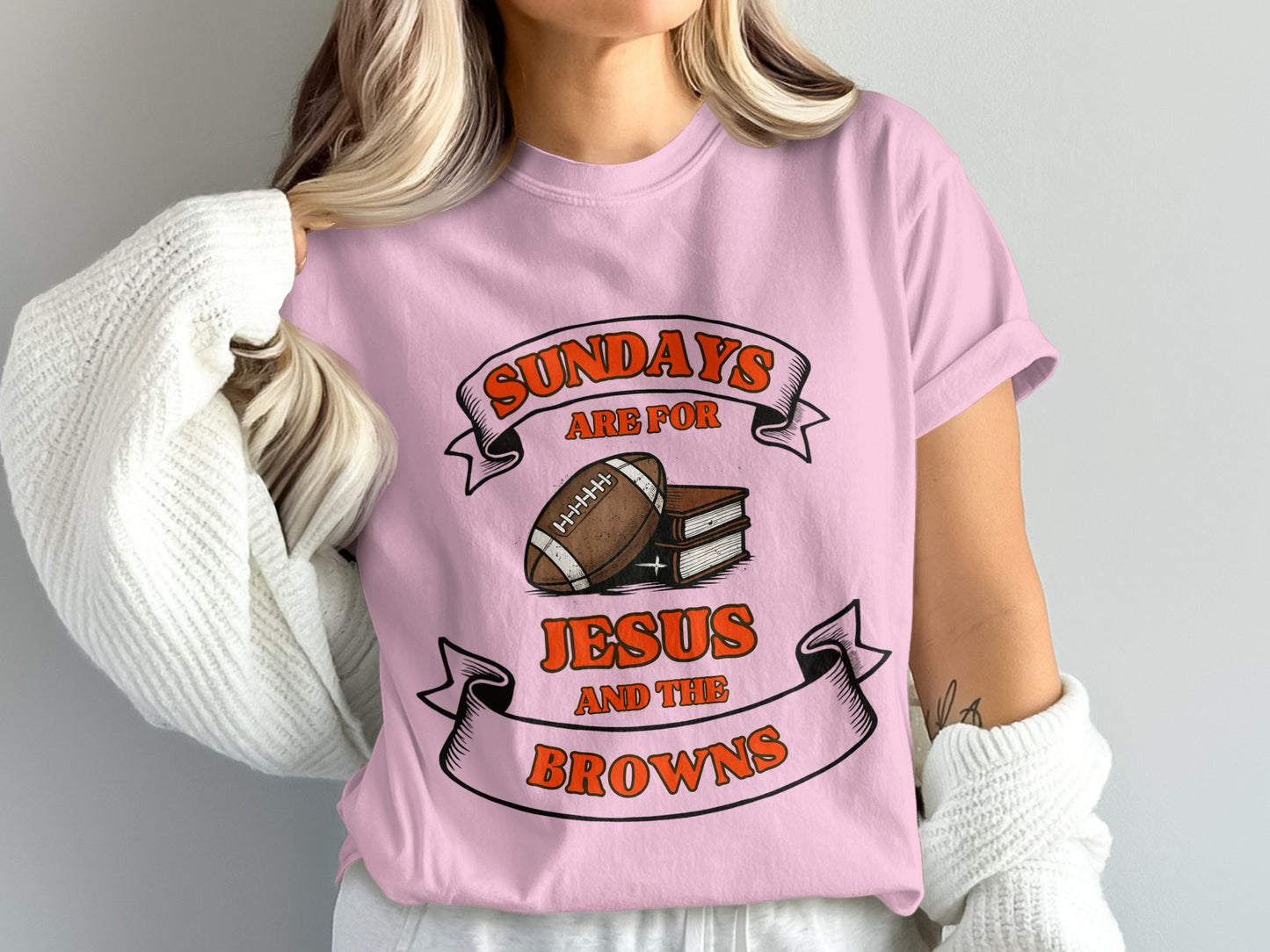 Sundays Are For Jesus And The Browns Shirt product type