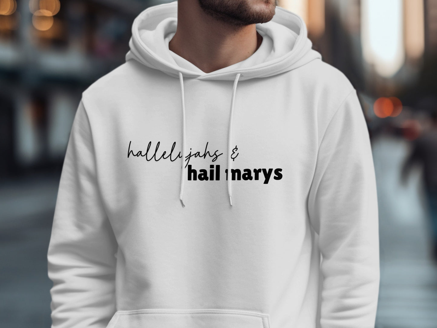 Hallelujahs and Hail Marys Graphic Hoodie product