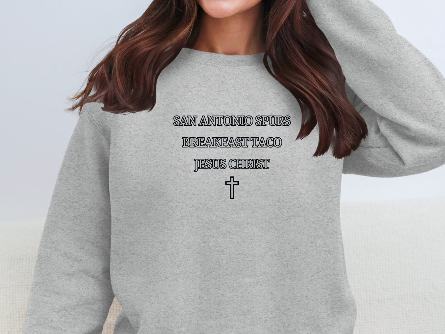 San Antonio Spurs Breakfast Taco Jesus Christ Sweatshirt