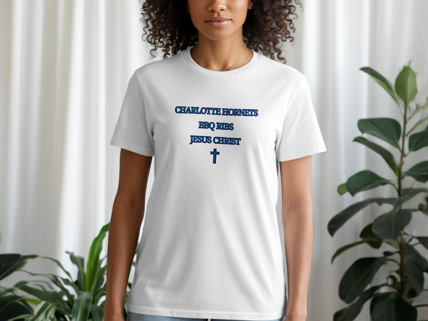 Charlotte Hornets Hoop Hibs Jesus Christ Apparel