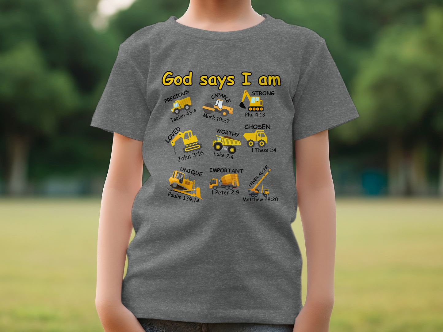 God Says I Am Inspirational Graphic T-Shirt