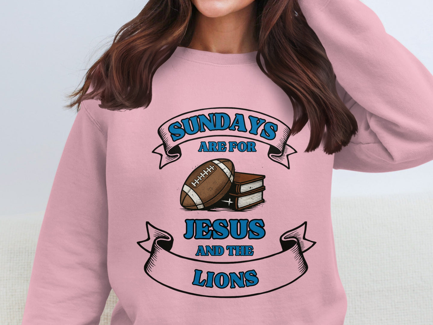 Sundays Are For Jesus And The Lions Sweatshirt product type