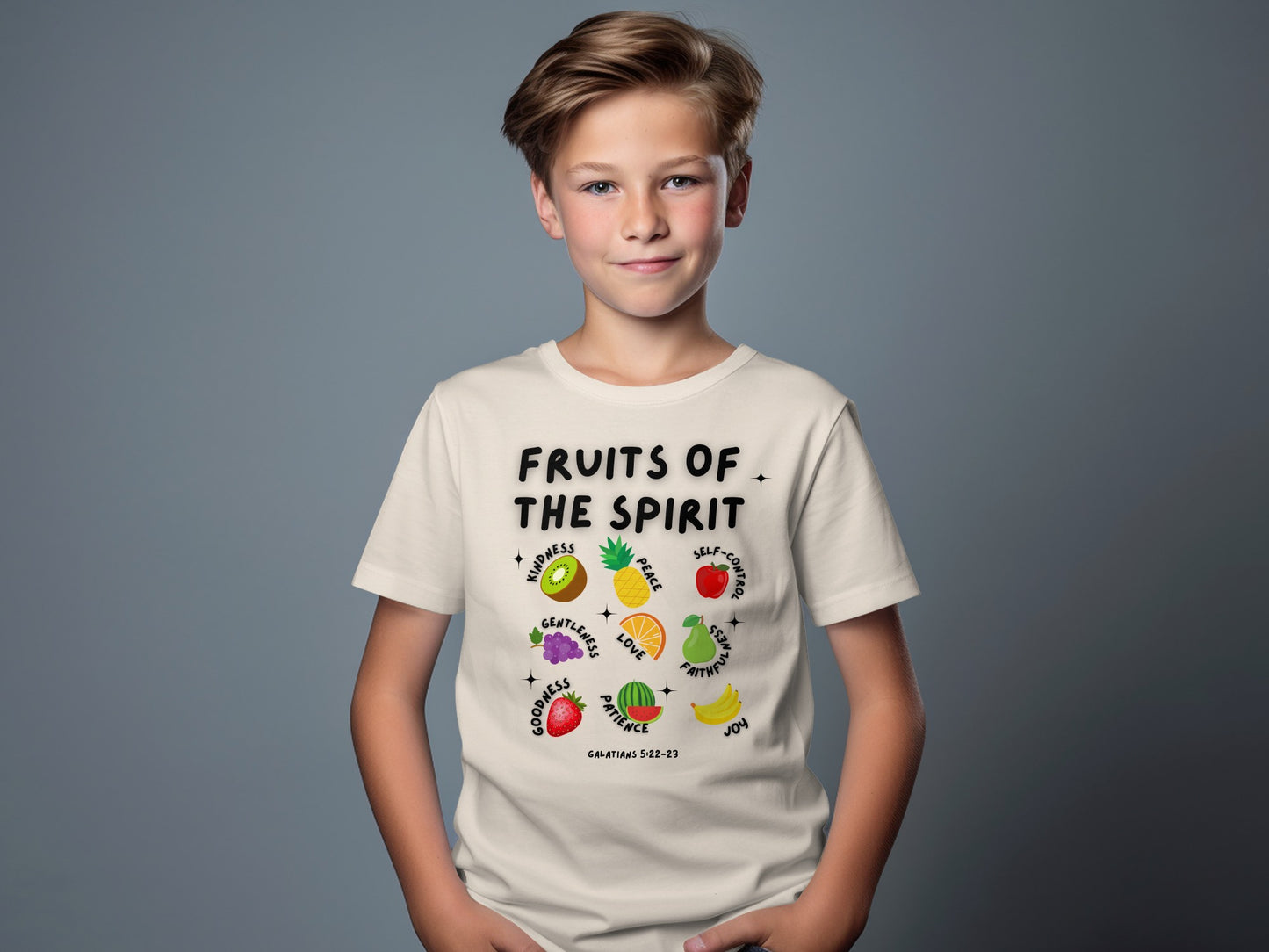 Fruits of the Spirit Graphic Religious T-Shirt