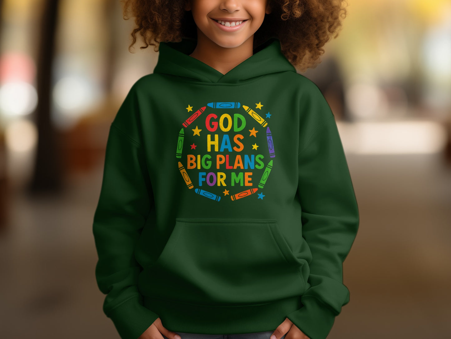 God Has Big Plans For Me Colorful Hoodie product