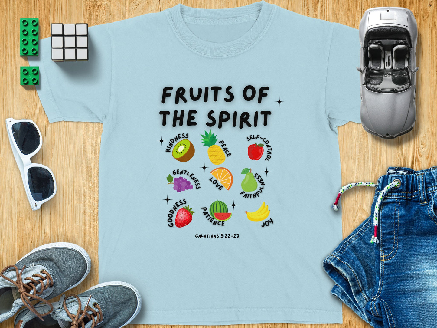 Fruits of the Spirit Illustrated Graphic Tee