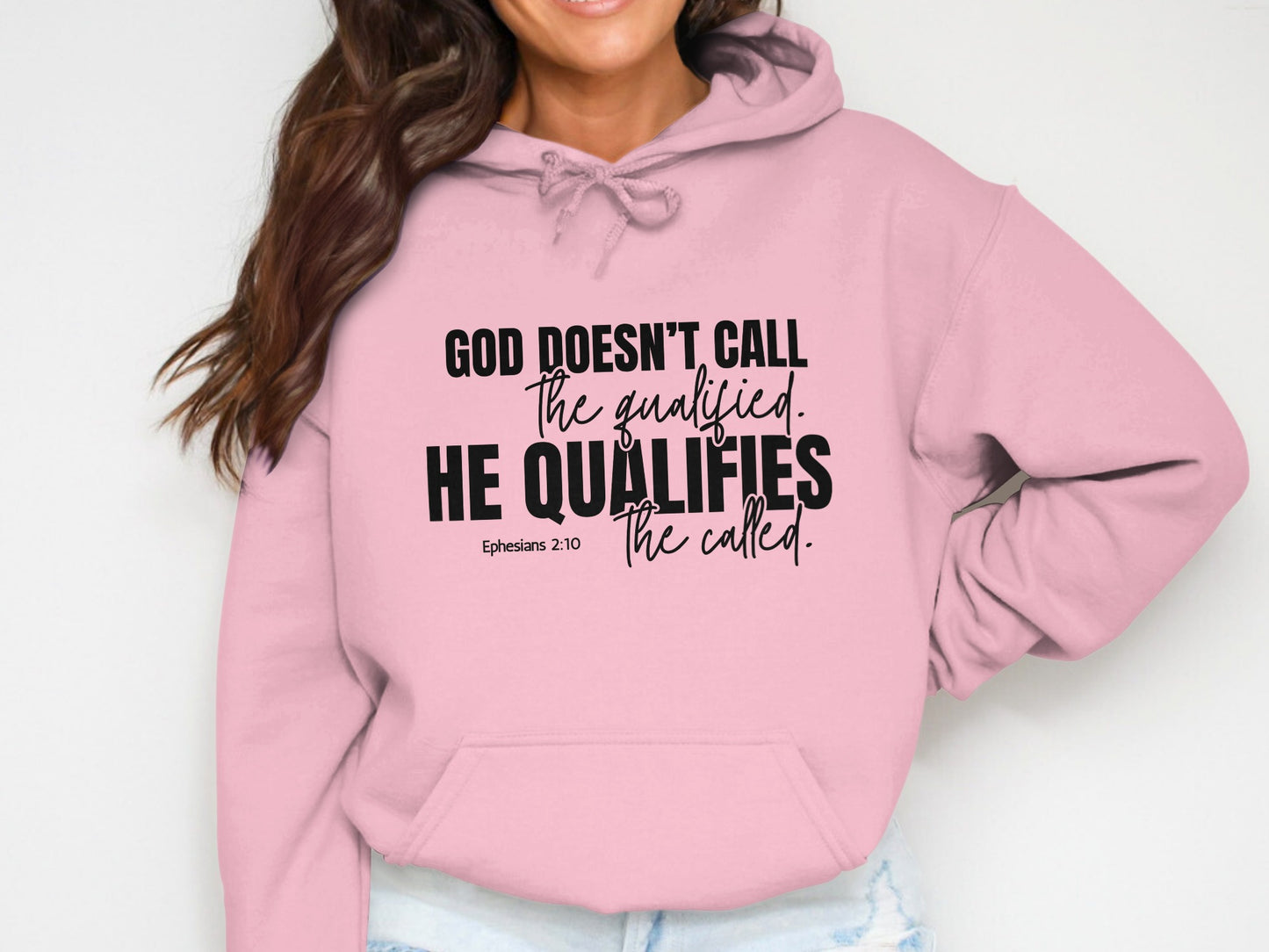 God Doesn't Call The Qualified Hoodie Product