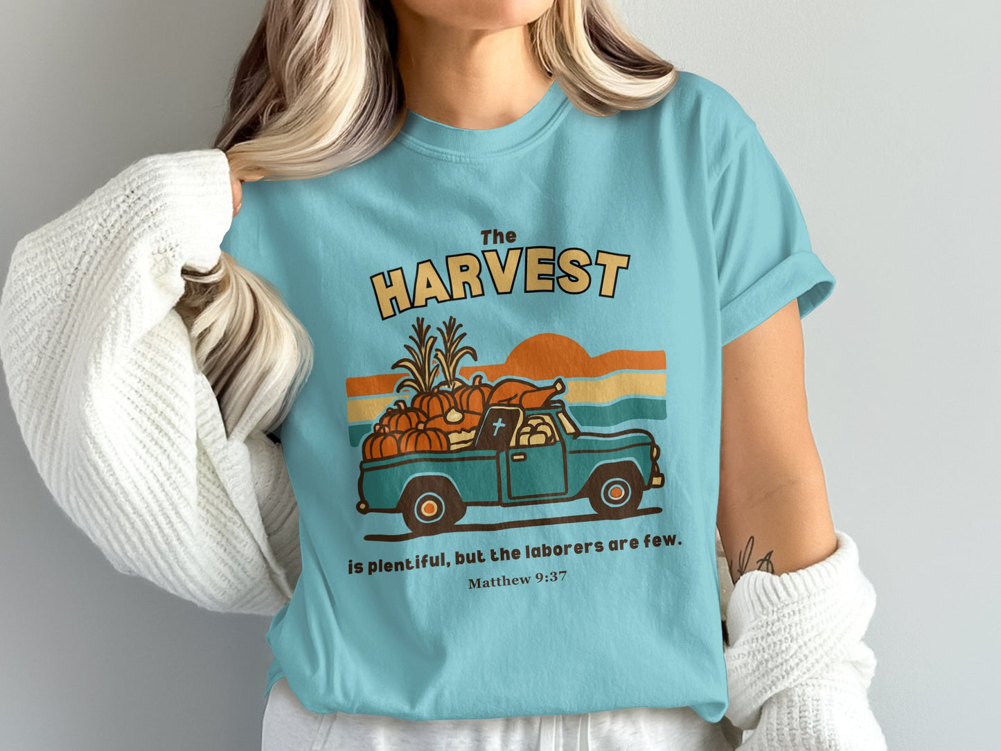 The Harvest is Plentiful Christian Graphic T-Shirt