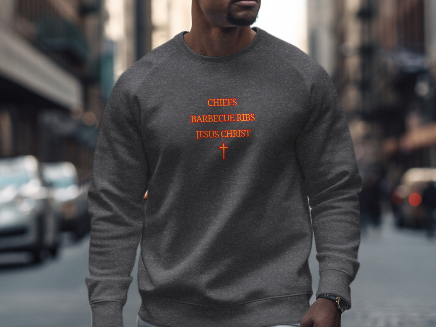 Chiefs Barbecue Ribs Jesus Christ Sweatshirt Product