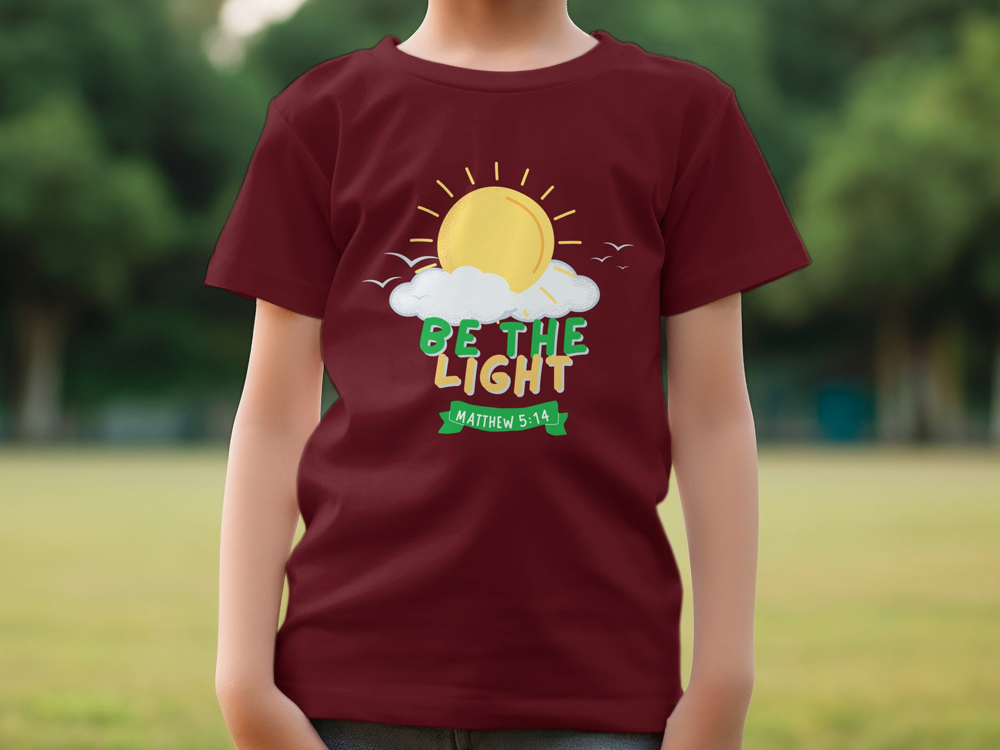 Be the Light Matthew 5:14 Graphic T-shirt