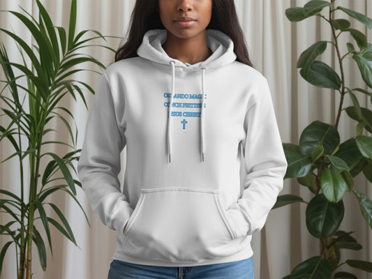 Unique Text Graphic Hoodie Ideal for Everyday Fashion