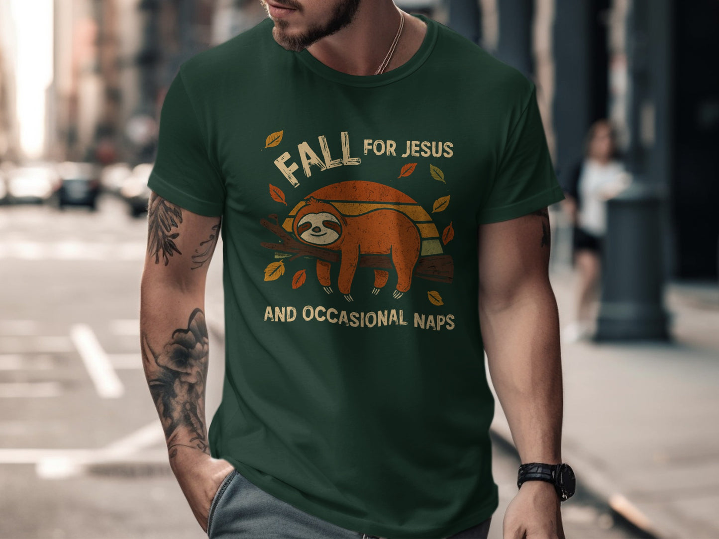 Fall for Jesus and Occasional Naps T-Shirt