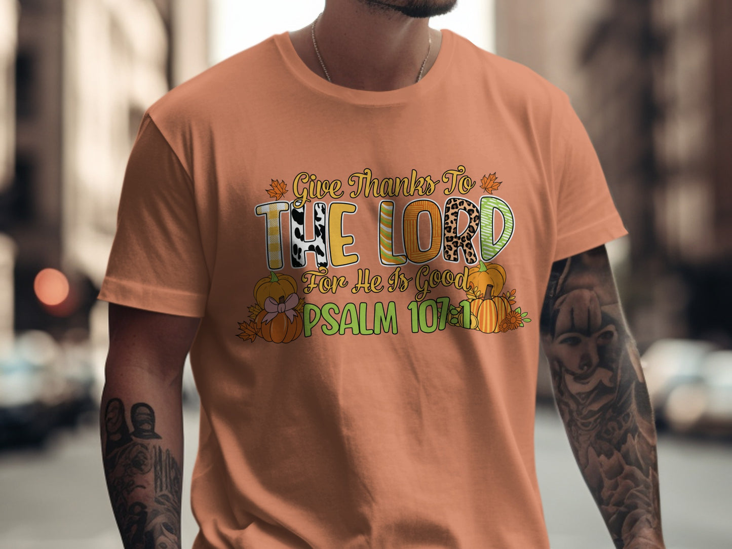 Give Thanks To The Lord Christian T-Shirt