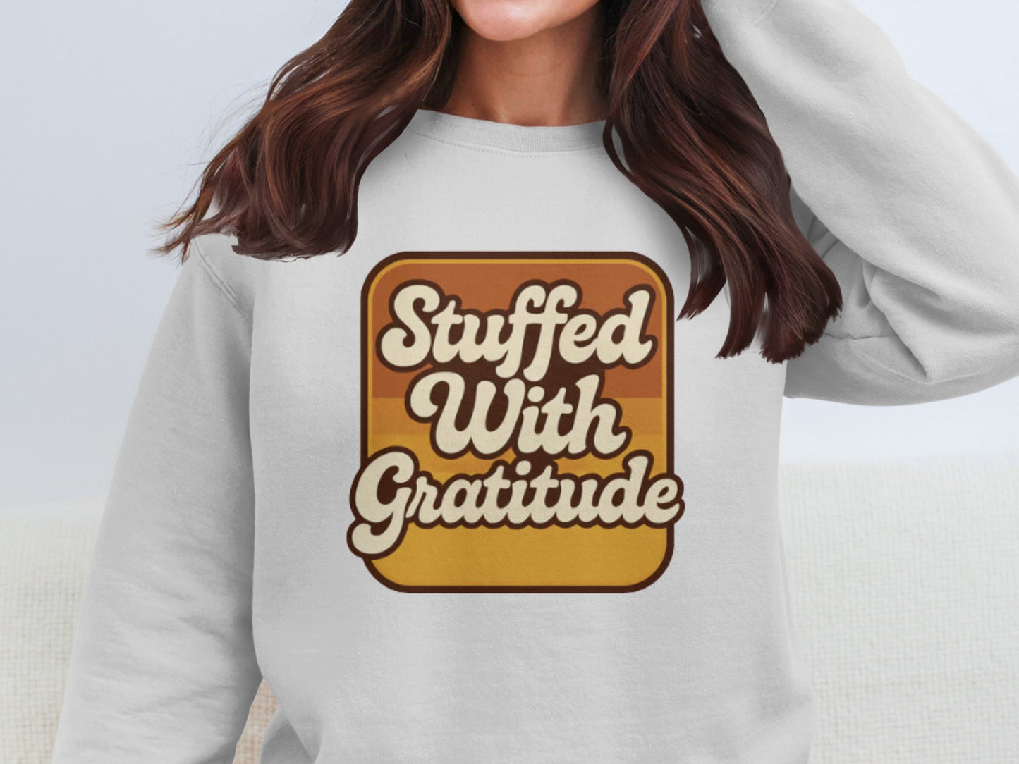 Stuffed With Gratitude Graphic Sweatshirt