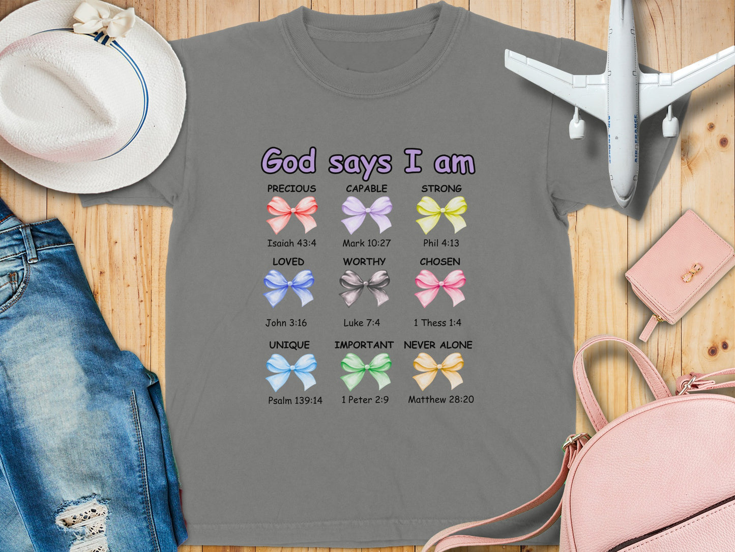 God Says I Am Religious Inspirational T-shirt