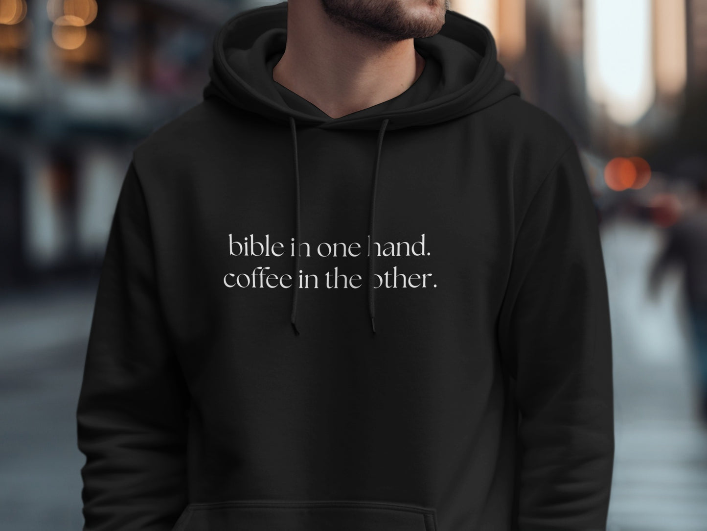 Bible In One Hand Coffee In The Other Hoodie Product