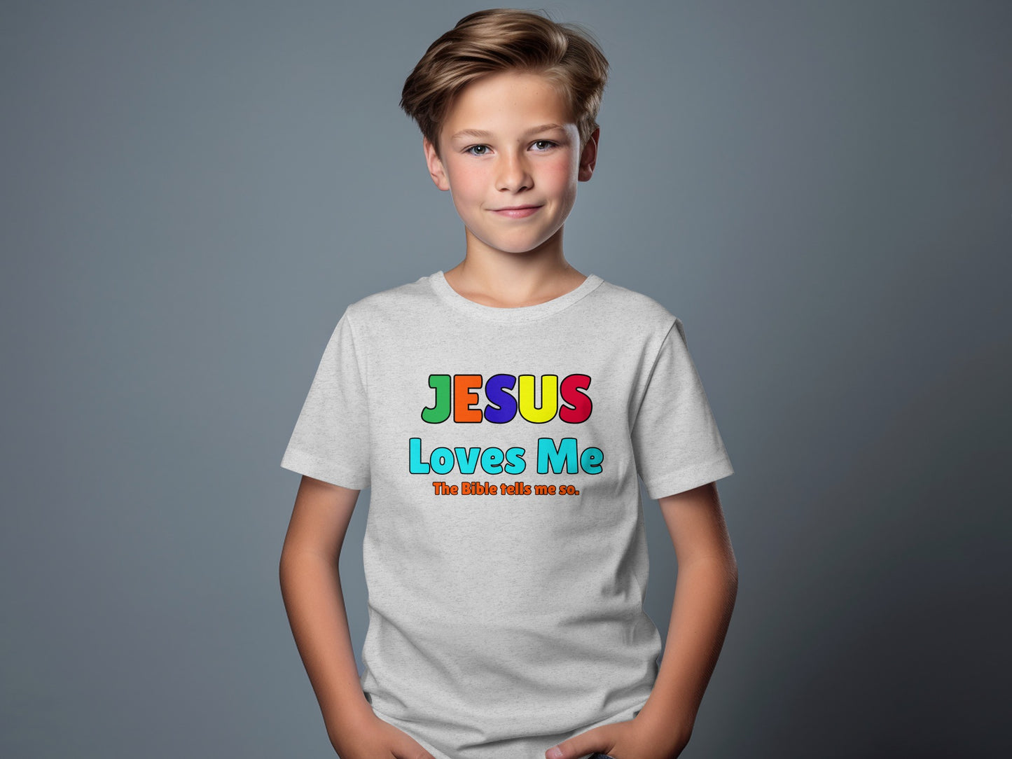 Boys Jesus Loves Me T-Shirt