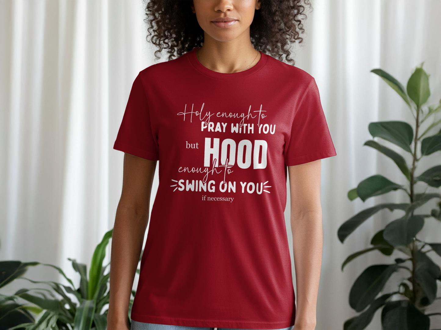 Pray with You Hood Enough To Swing TShirt product