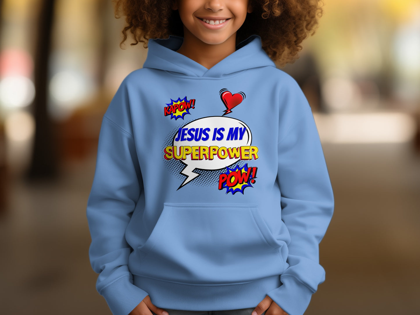 Jesus Is My Superpower Graphic Hoodie product