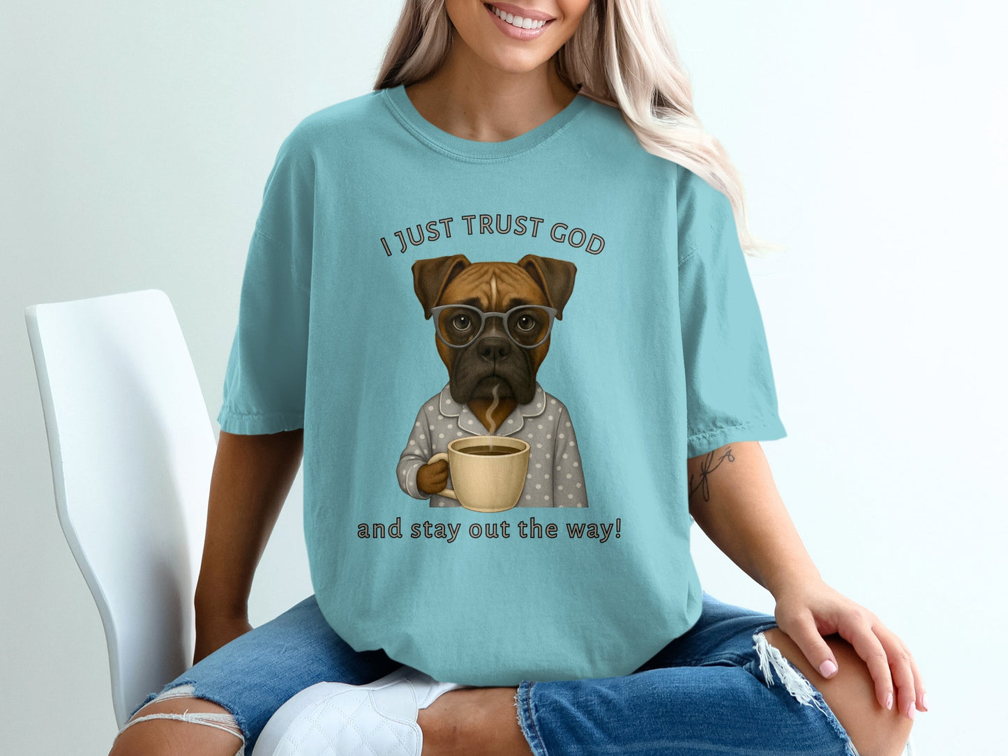 I Just Trust God and Stay Out the Way product