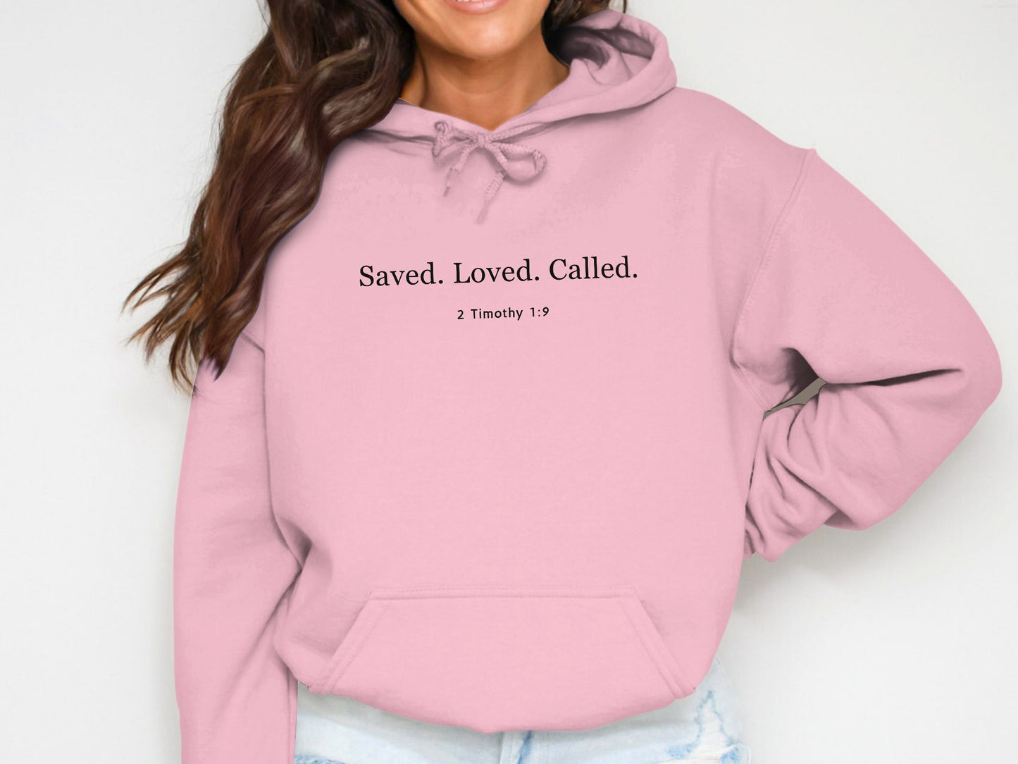 Saved Loved Called 2 Timothy 1 9 Inspirational hoodie