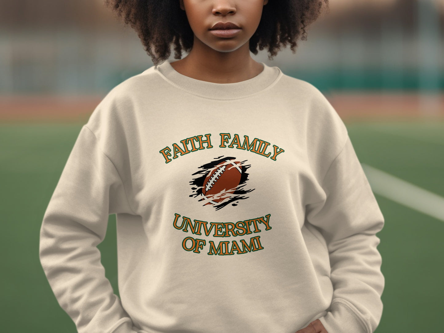 Faith Family University of Miami Sweatshirt product