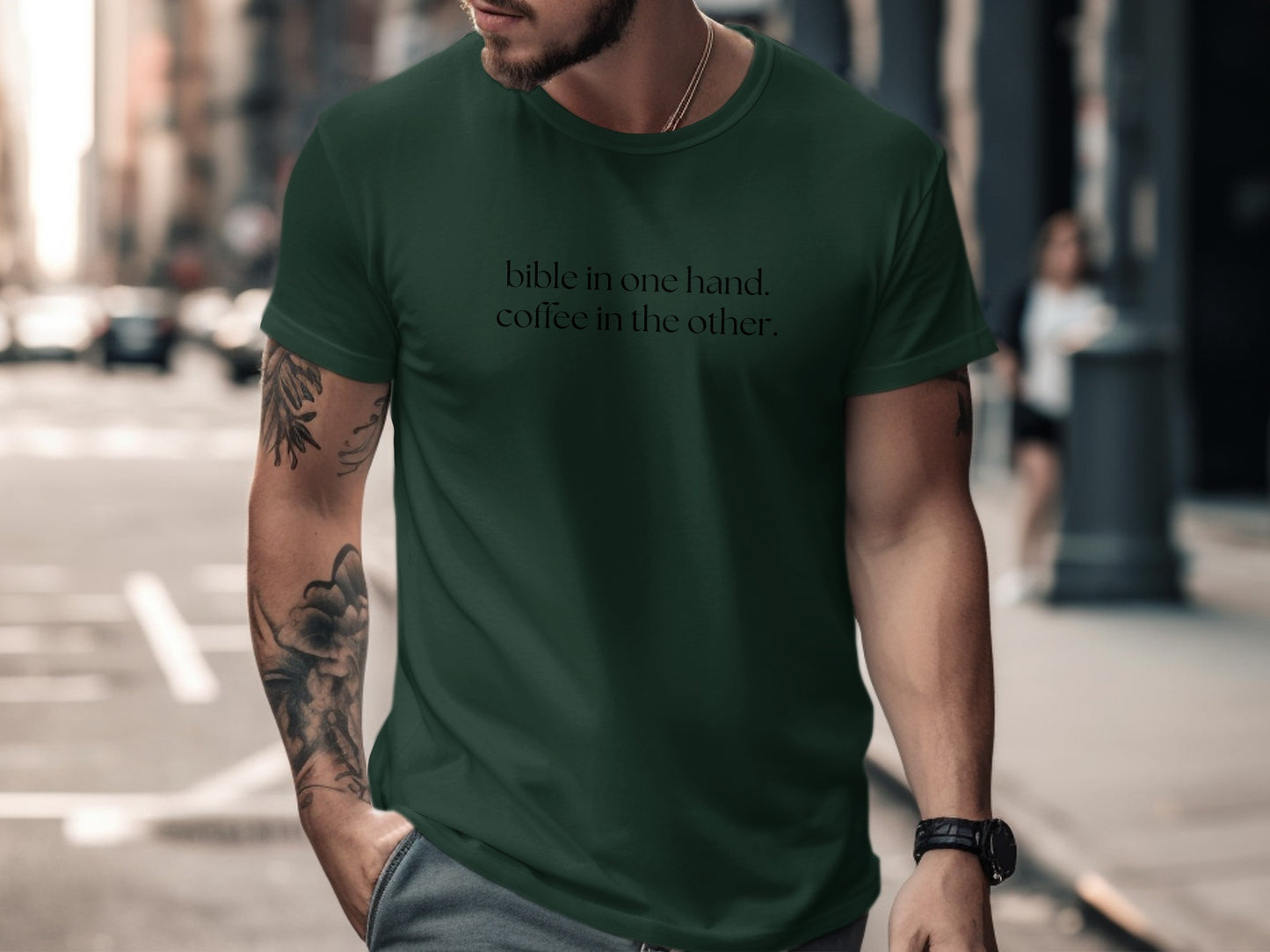 Bible in One Hand Coffee in The Other T-shirt product