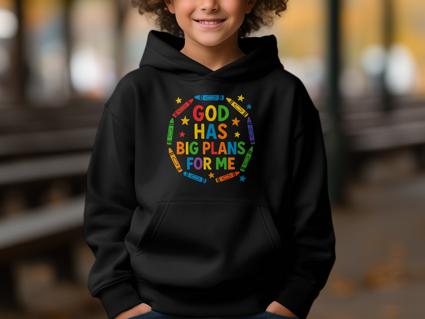 God Has Big Plans For Me Children Hoodie