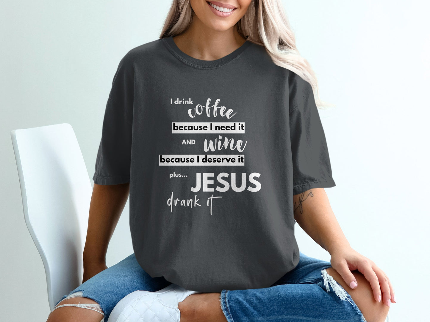 I Drink Coffee Because I Need It T-shirt product