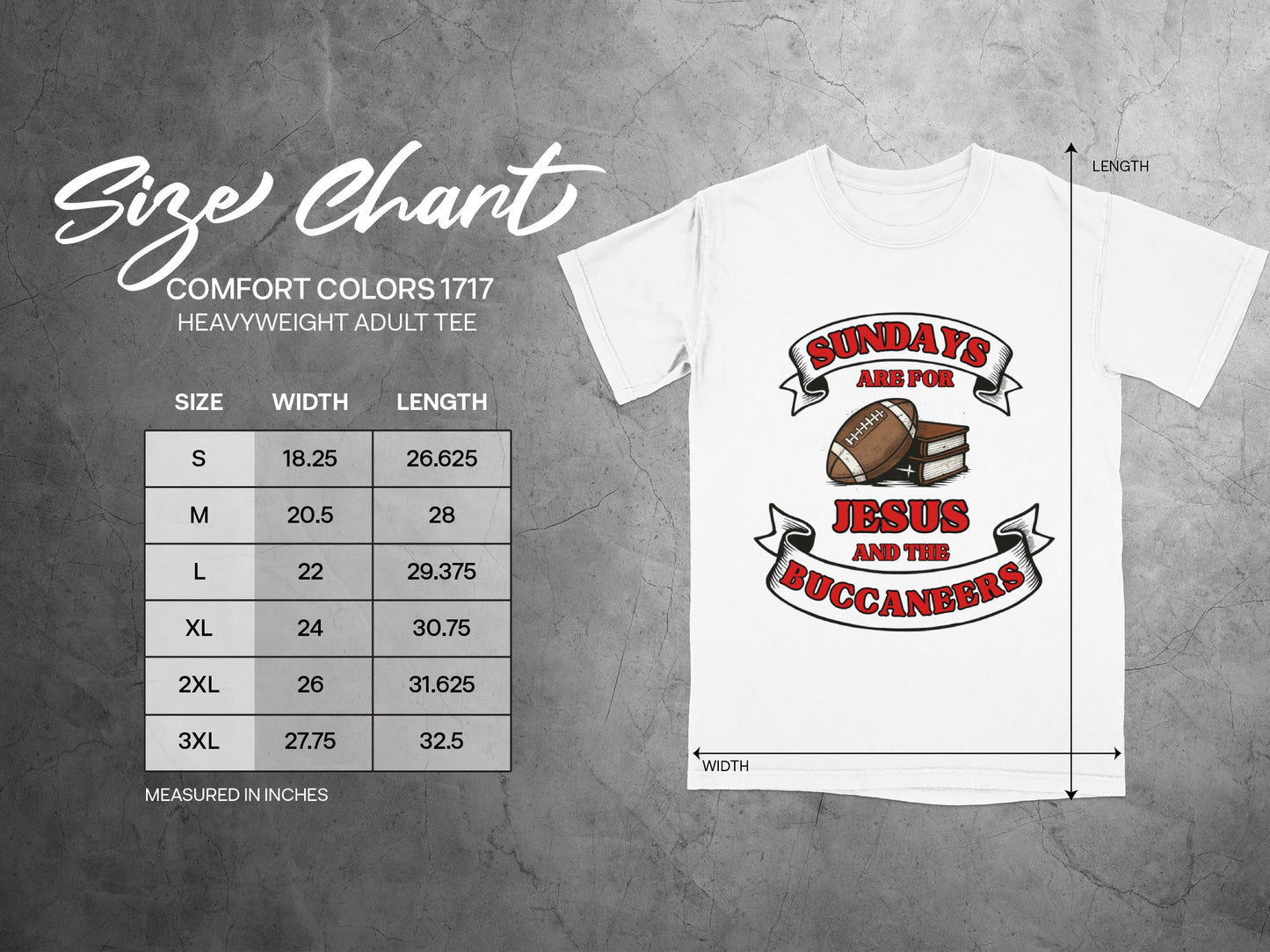 Sundays Are for Jesus and the Buccaneers product type