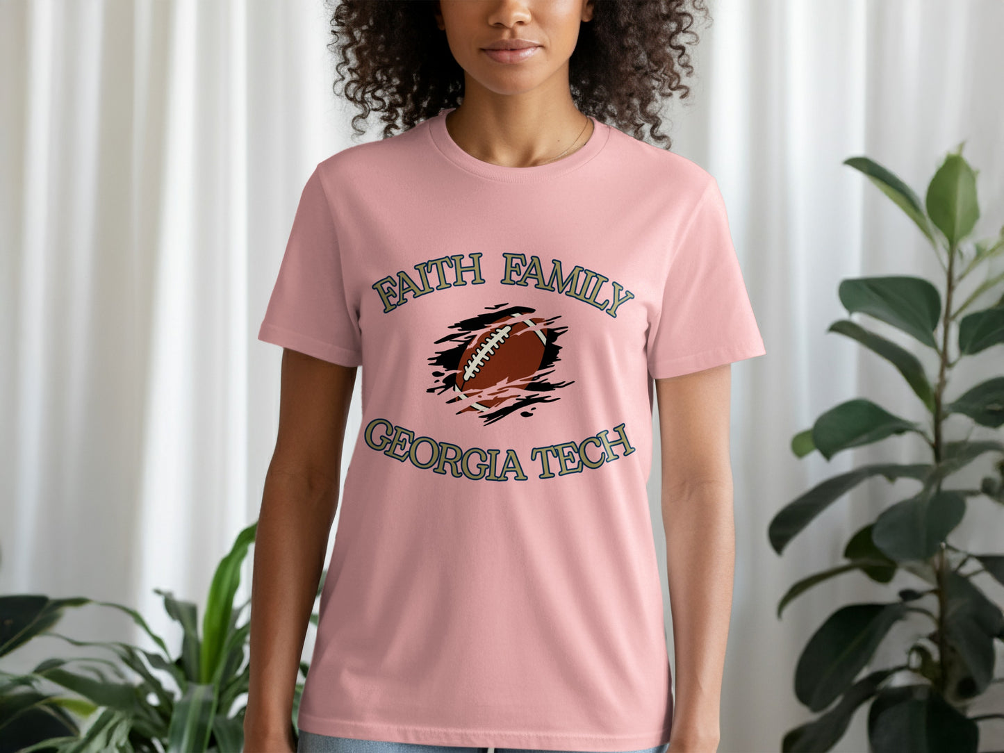Faith Family Georgia Tech Football Fan T-Shirt