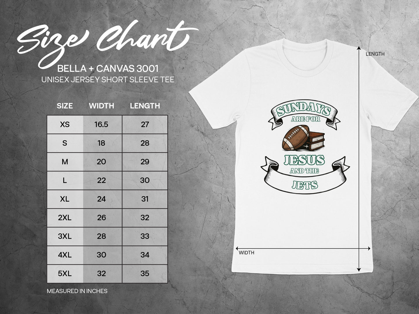 Sundays Are For Jesus and the Jets Short Sleeve Tee product