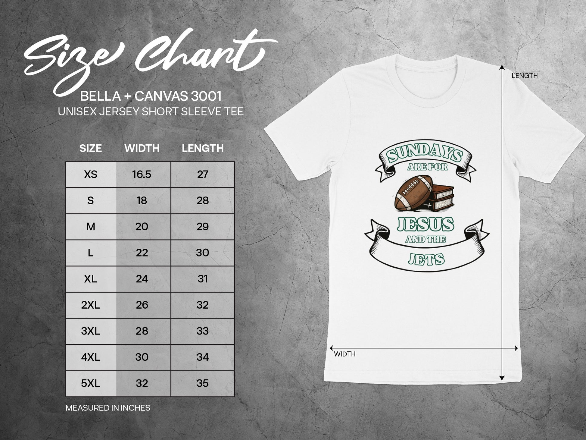 Sundays Are For Jesus and the Jets Short Sleeve Tee product