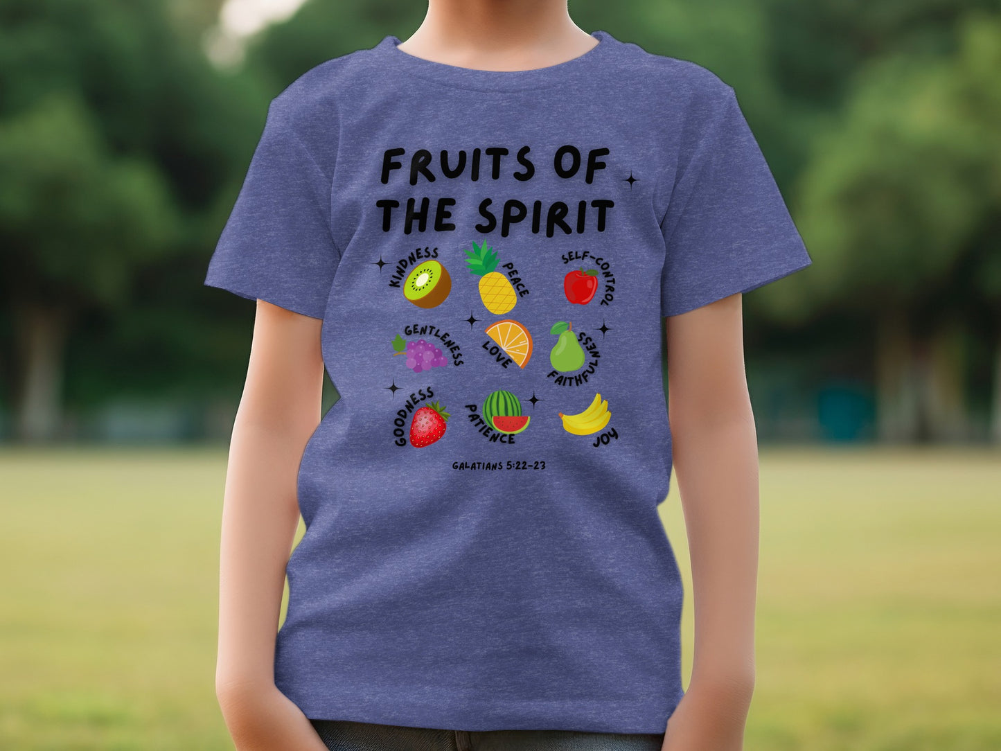 Fruits of the Spirit Bible Verse Kids T-Shirt