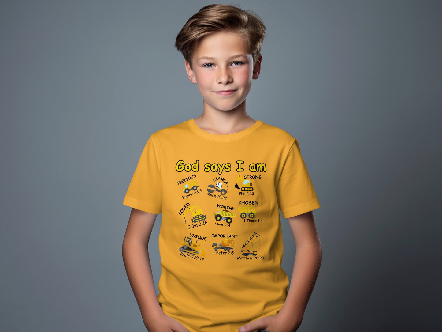 God Says I Am Inspirational Message T-Shirt