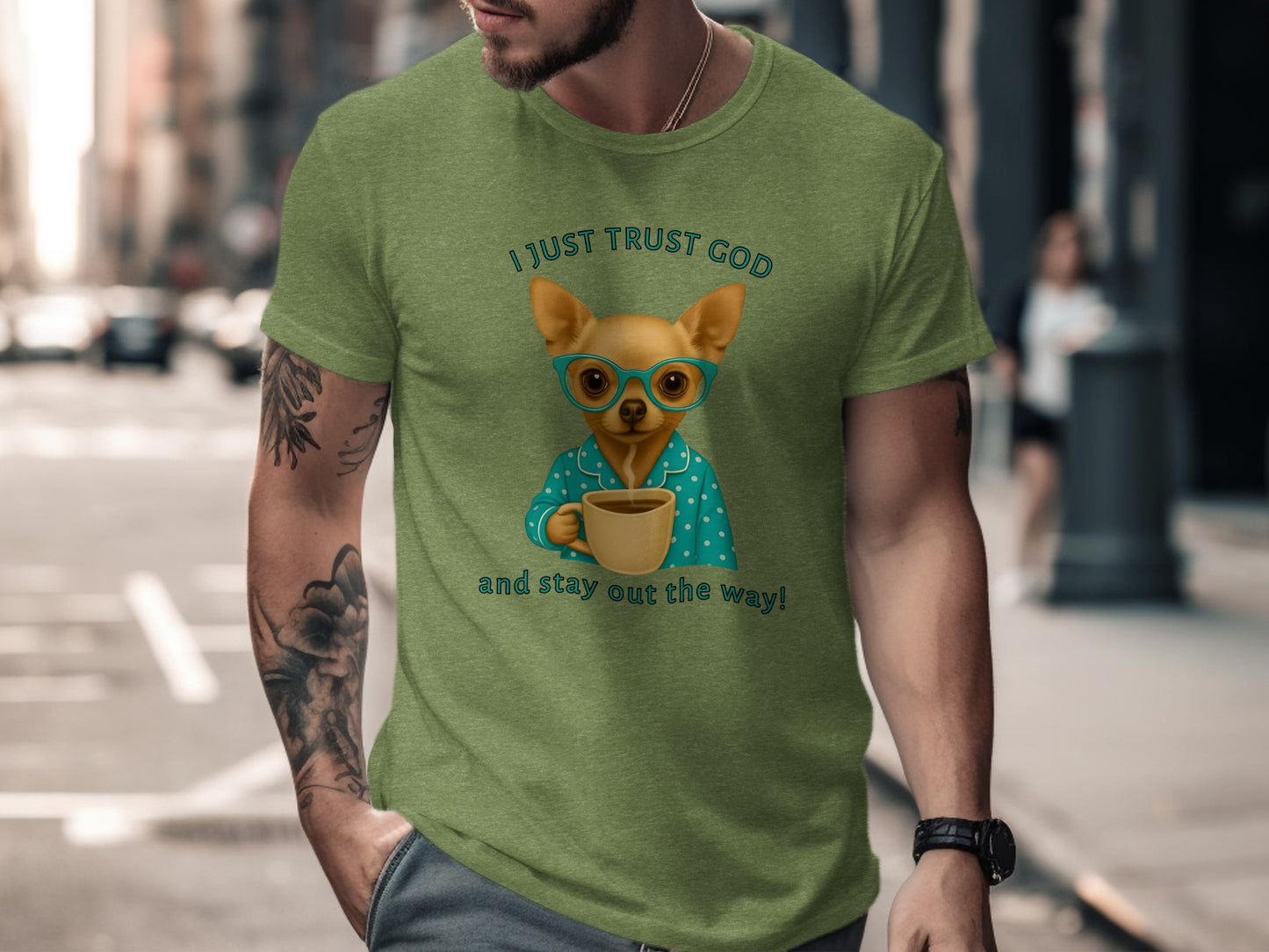 I Just Trust God And Stay Out The Way T-shirt